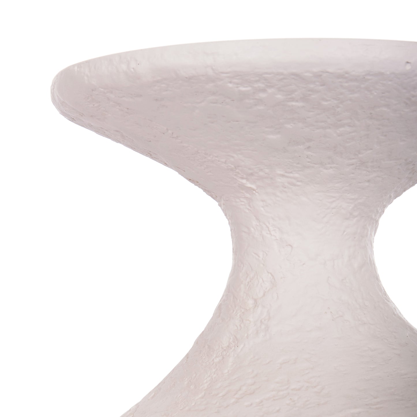 Side Table Rebon Hm18156.02s Fiber Cement In White--Φ27.5x50hcm