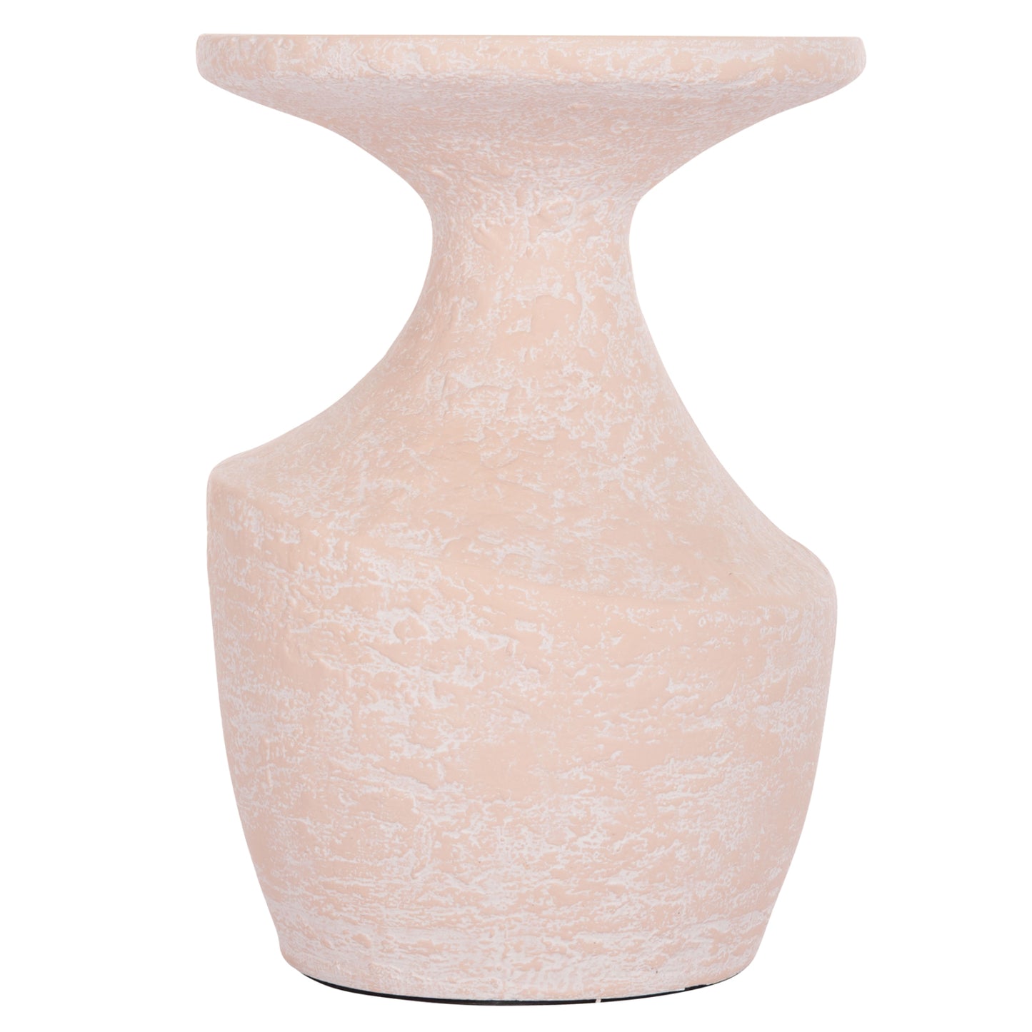 Side Table Rebon Hm18156.04l Fiber Cement In Peach Color--Φ40x56.5hcm