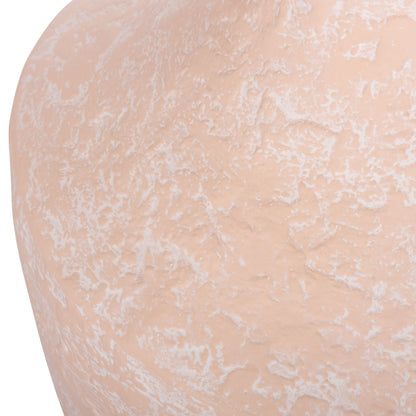 Side Table Rebon Hm18156.04l Fiber Cement In Peach Color--Φ40x56.5hcm