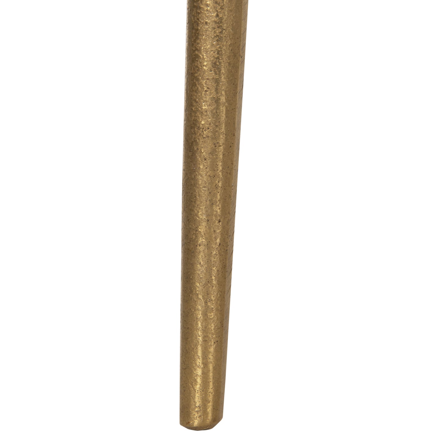Side Table Angul Hm4264 Metal In Gold-white 48x40x35hcm.