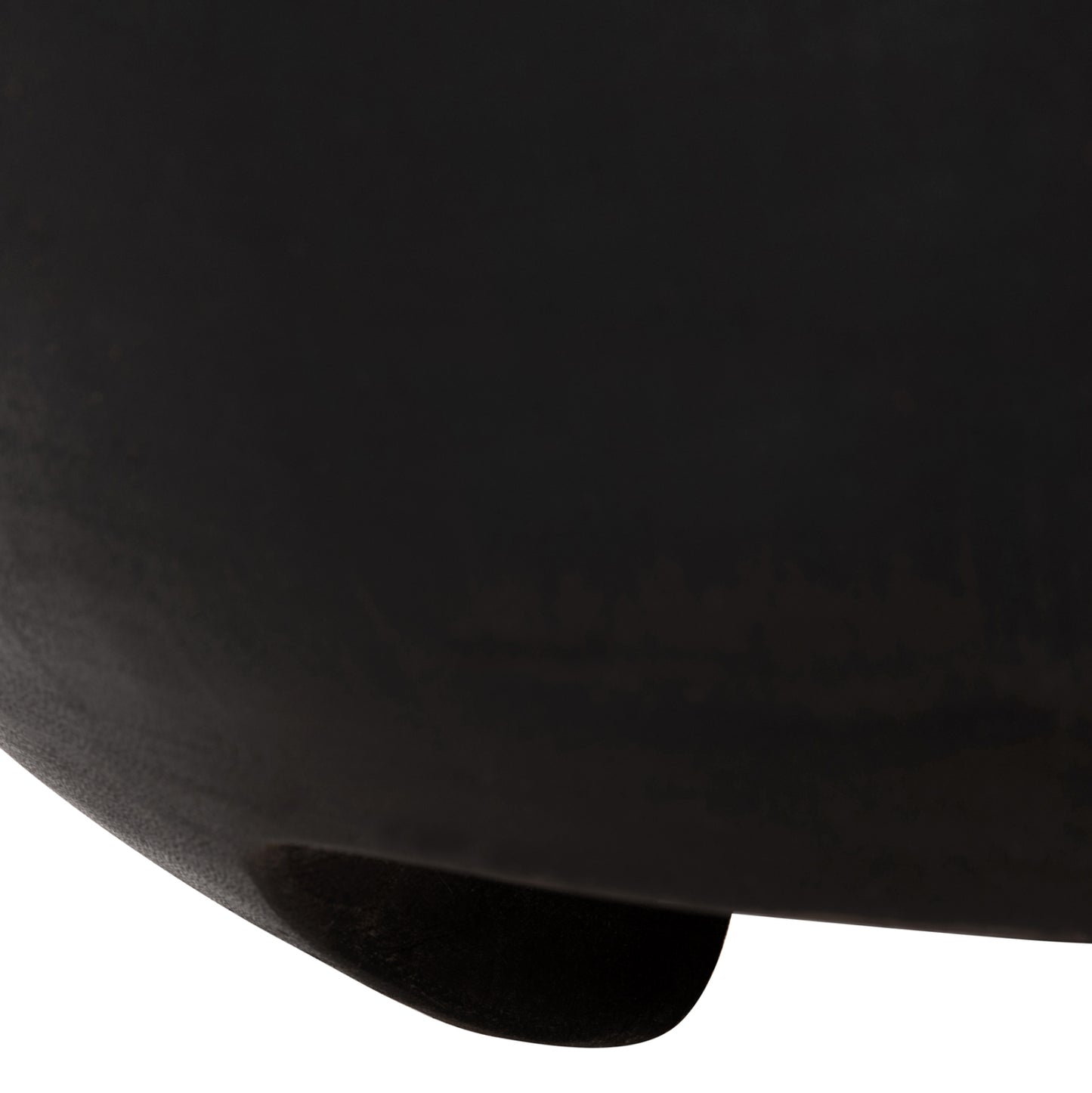 Side Table Pompu Hm9794.02 Solid Suar Wood In Black Color Φ58x34hcm.