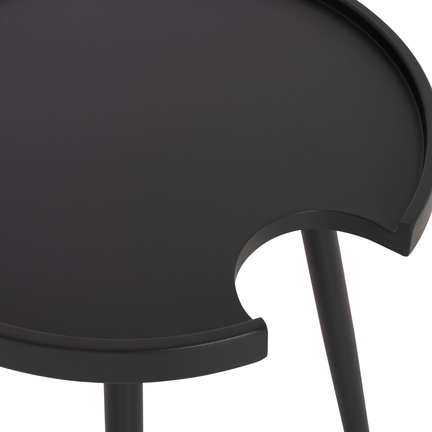 Outdoor Round Side Table Teroc Hm6433.01 Aluminum In Grey Φ47x53hcm.
