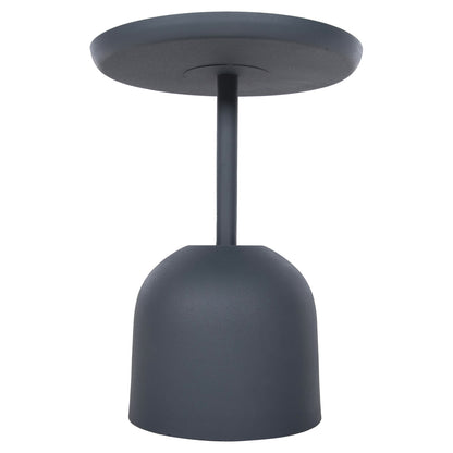 Side Table Round Delbel Hm4261.05 Metal In Deep Blue Φ39,5x53,5hcm.