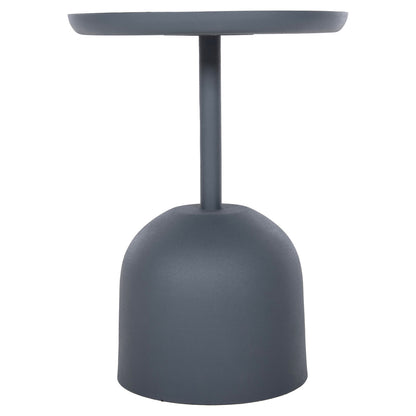 Side Table Round Delbel Hm4261.05 Metal In Deep Blue Φ39,5x53,5hcm.