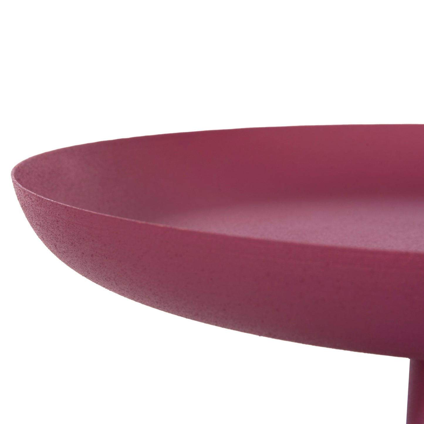 Side Table Round Delbel Hm4262.06 Metal In Pink Φ36x49hcm.