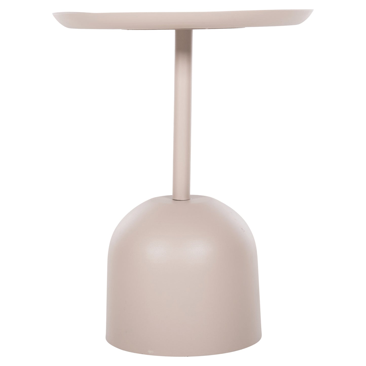 Side Table Round Delbel Hm4265.10 Metal In Ecru Φ45.5x58.5hcm.
