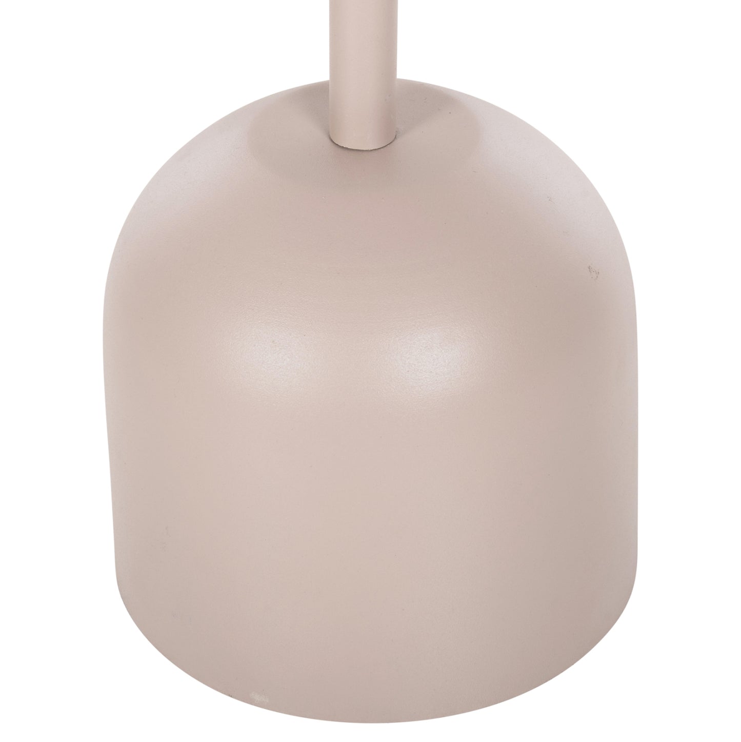 Side Table Round Delbel Hm4265.10 Metal In Ecru Φ45.5x58.5hcm.
