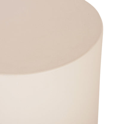 Round Side Table Kyoko Hm6592.02 Beige Fiber Cement Φ40x43hcm