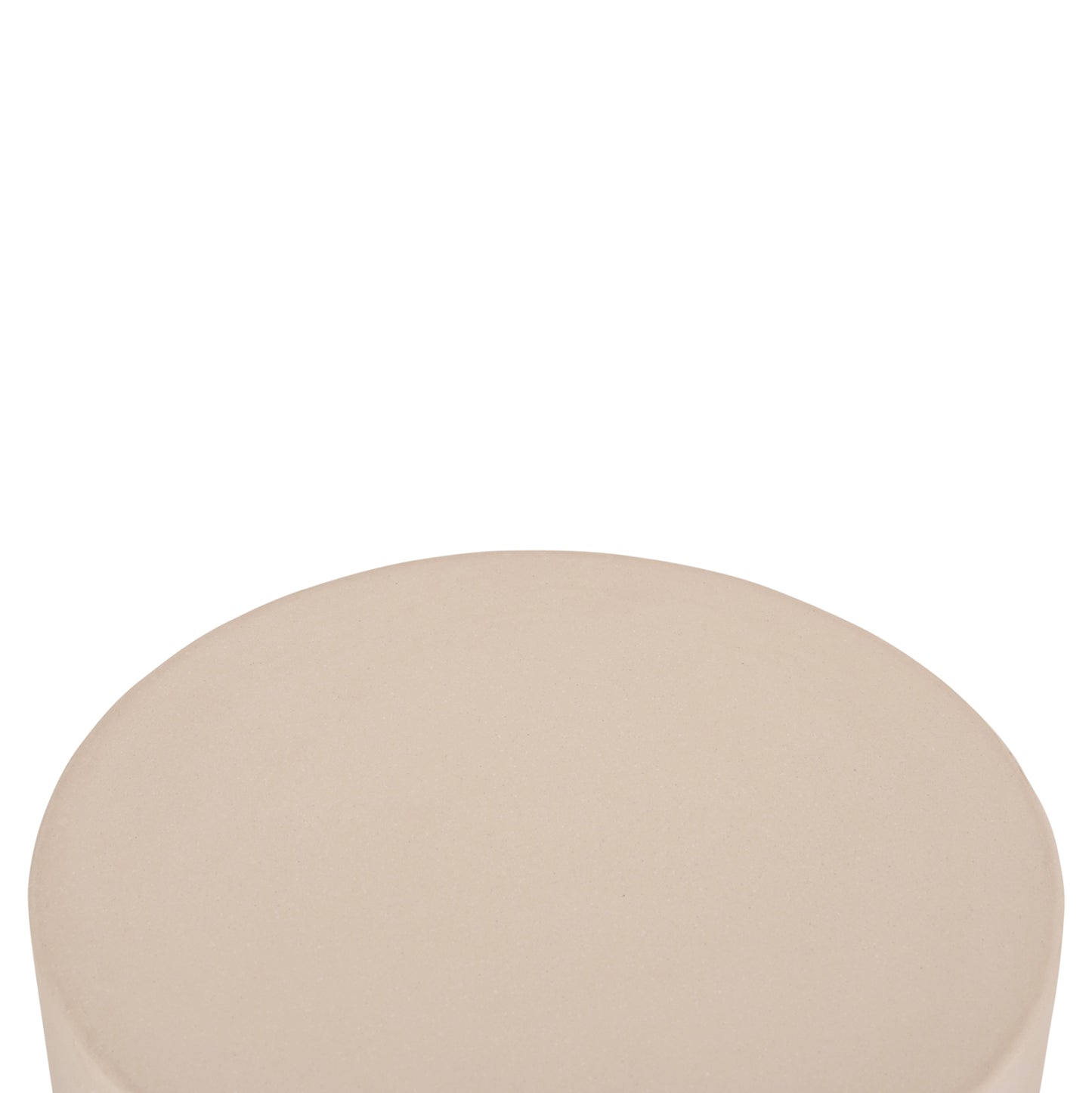 Round Side Table Kyoko Hm6592.02 Beige Fiber Cement Φ40x43hcm