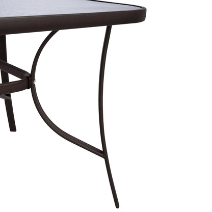 Table Metallic Brown 150x90Χ72 Hm5145.02
