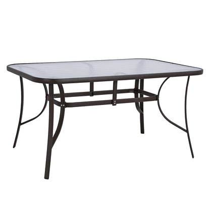 Table Metallic Brown 150x90Χ72 Hm5145.02