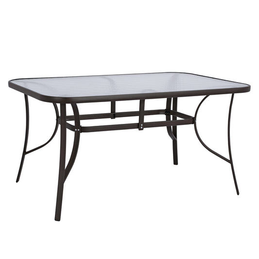 Table Metallic Brown 150x90Χ72 Hm5145.02