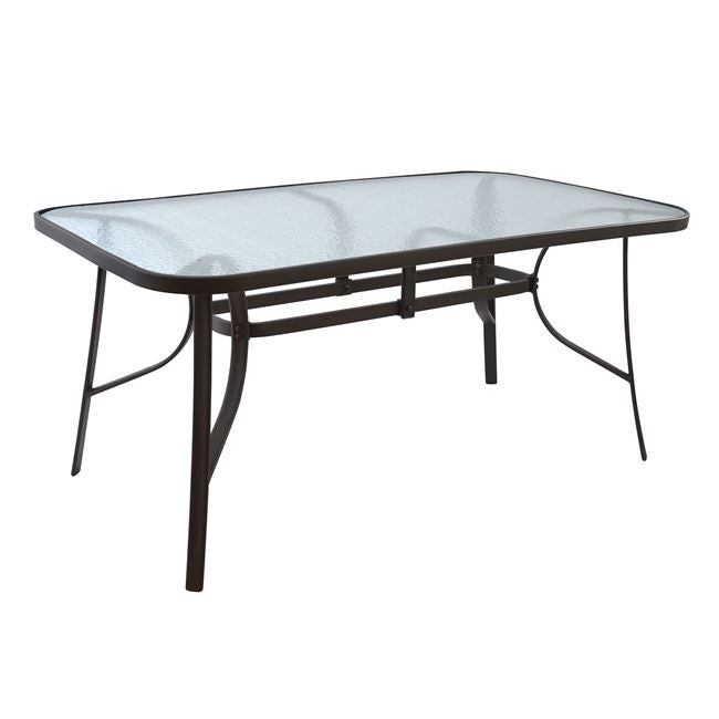 Table Bruno Metallic Brown 160Χ90Χ72 Hm5074.02