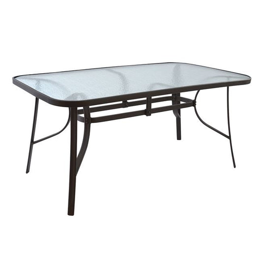 Table Bruno Metallic Brown 160Χ90Χ72 Hm5074.02