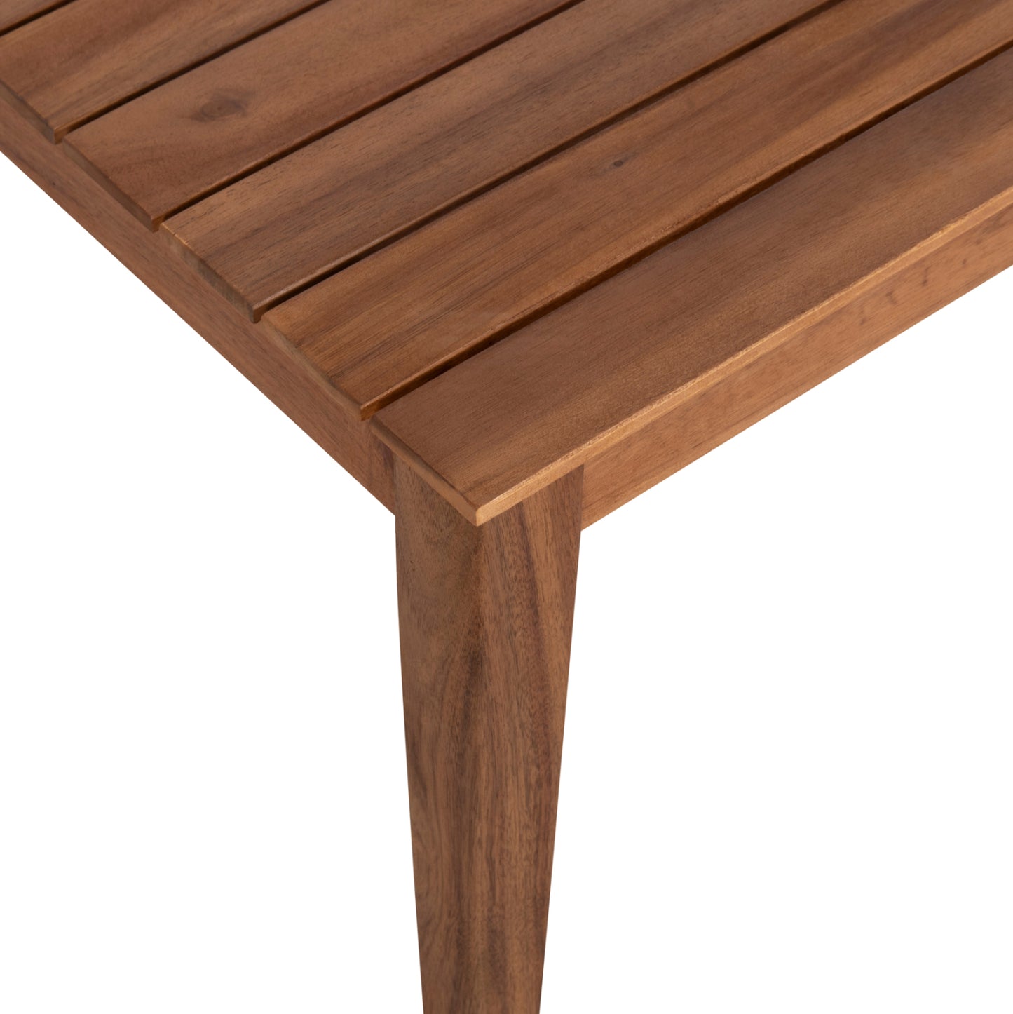Outdoor Square Coffee Table Ruth Hm6230 Acacia Wood In Natural Color 50x50x45hcm.