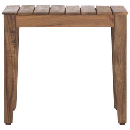 Outdoor Square Coffee Table Ruth Hm6230 Acacia Wood In Natural Color 50x50x45hcm.