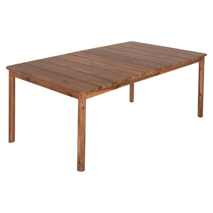 Outdoor Dining Table Navant Hm6136 Solid Acacia Wood-natural Color 200x100x75hcm.