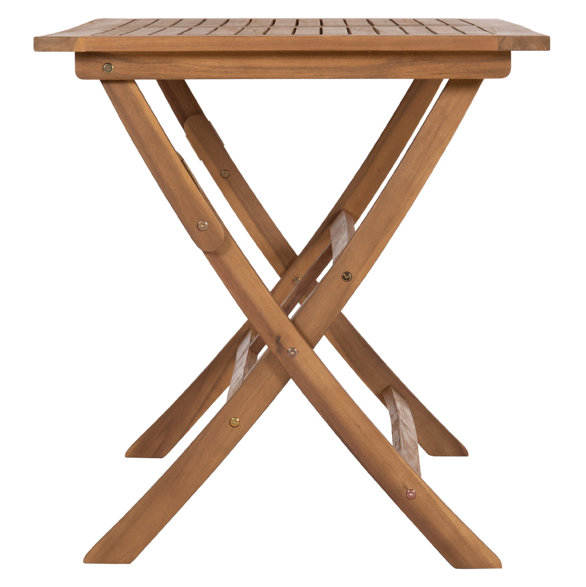 Outdoor Dining Table Foldable Ferner Hm6539 Acacia Wood In Natural 120x70x75hcm.