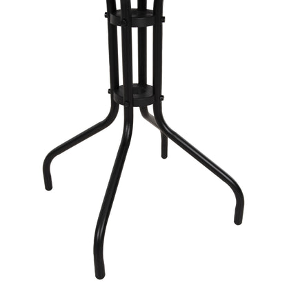 Outdoor Round Table Black Hm5973.03 Metallic In Black Φ60x70hcm.