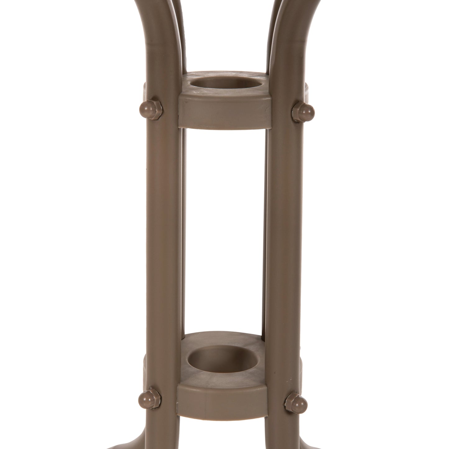 Outdoor Table Square Figo Hm5035.04 Champagne Metal-glass Tabletop 60Χ60Χ70hcm