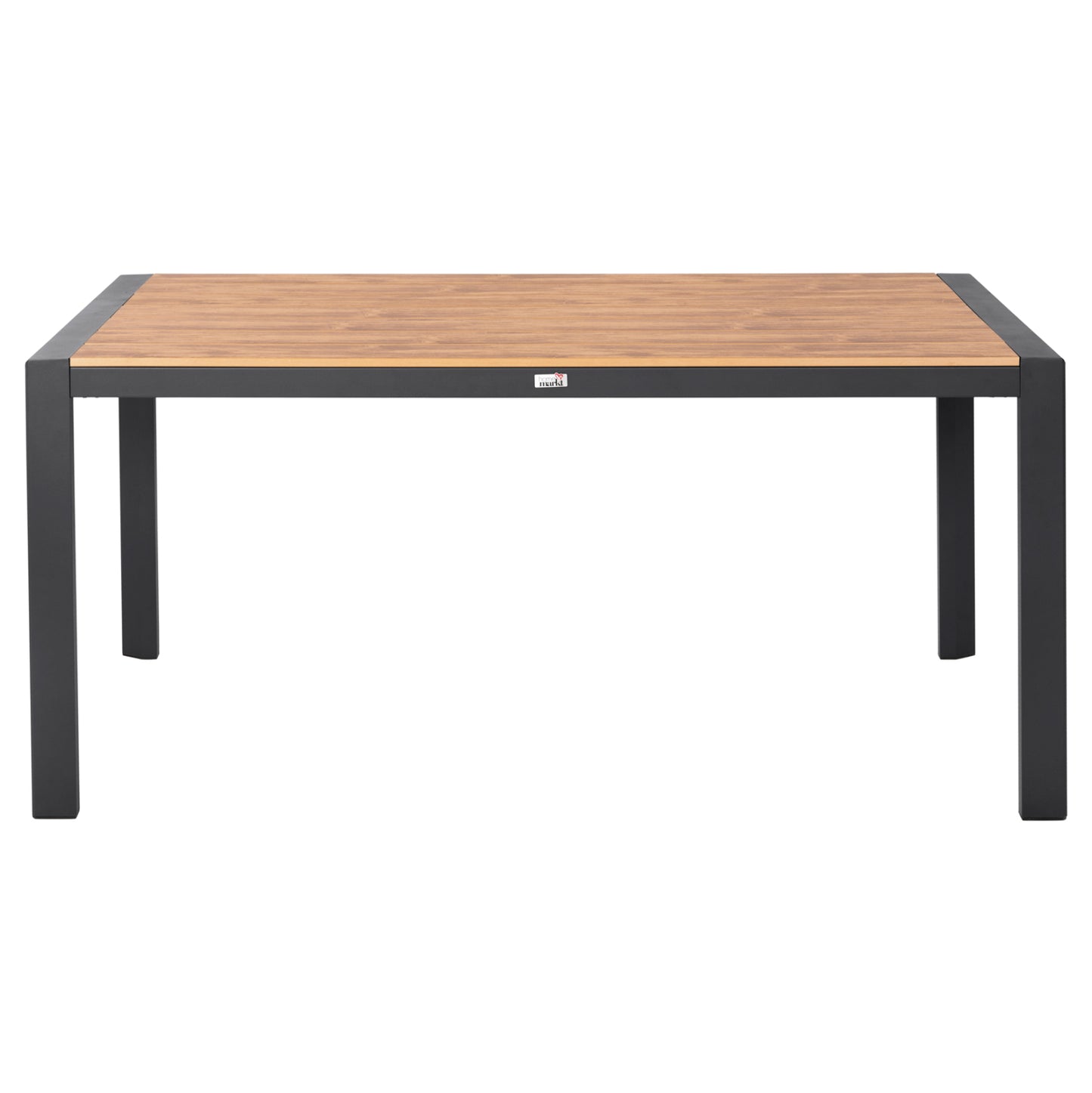 Outdoor Dining Table Goya Hm6059.03 Aluminum In Anthracite & Polywood Tabletop 160x80Χ75hcm.
