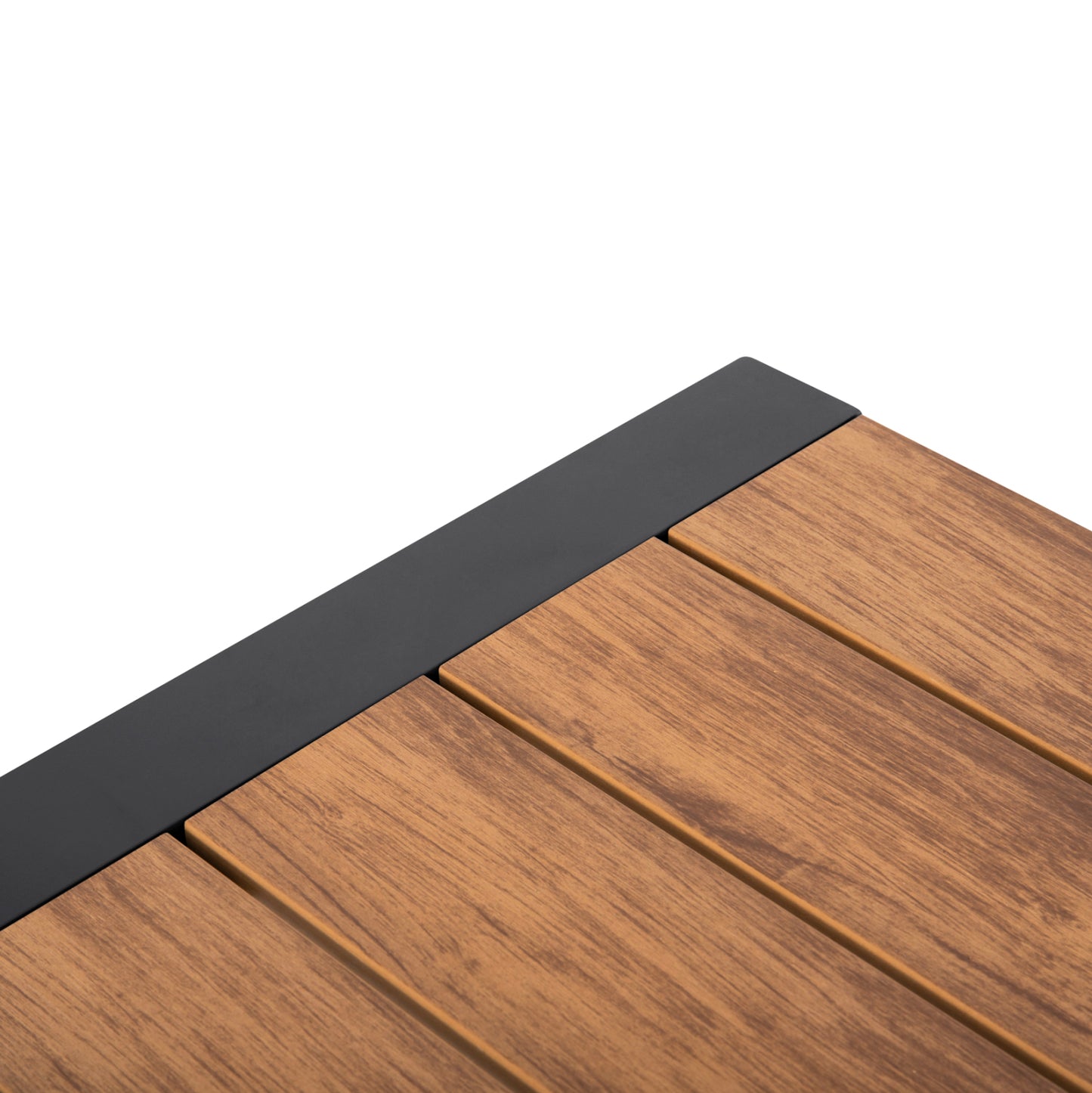 Outdoor Dining Table Goya Hm6059.03 Aluminum In Anthracite & Polywood Tabletop 160x80Χ75hcm.