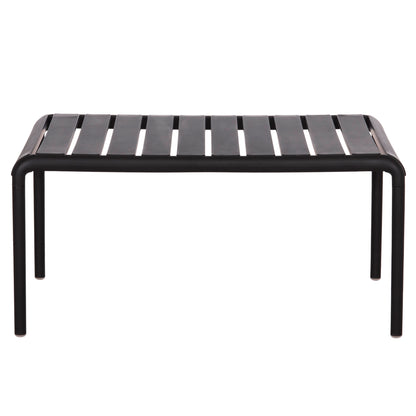 Outdoor Coffee Table Korver Hm6334.02 Polypropylene In Black 100x60x46hcm.