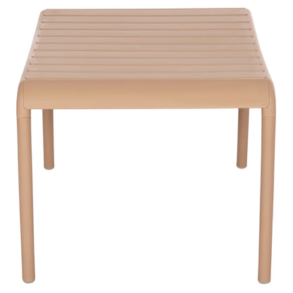 Outdoor Coffee Table Korver Hm6334.04 Polypropylene In Cappuccino 100x60x46hcm.