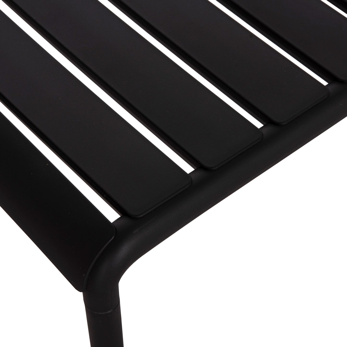Outdoor Coffee Table Korver Hm6334.02 Polypropylene In Black 100x60x46hcm.