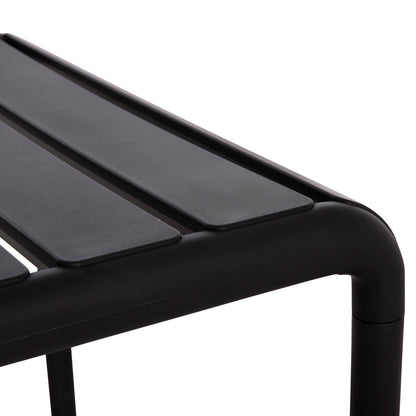 Outdoor Coffee Table Korver Hm6334.02 Polypropylene In Black 100x60x46hcm.