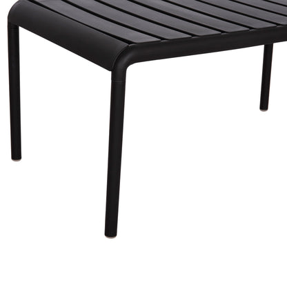 Outdoor Coffee Table Korver Hm6334.02 Polypropylene In Black 100x60x46hcm.