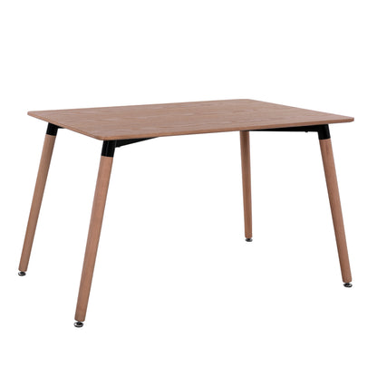 Dining Table Minimal Hm008.04 Natural, Wooden Legs Beech, 120x80x73cm