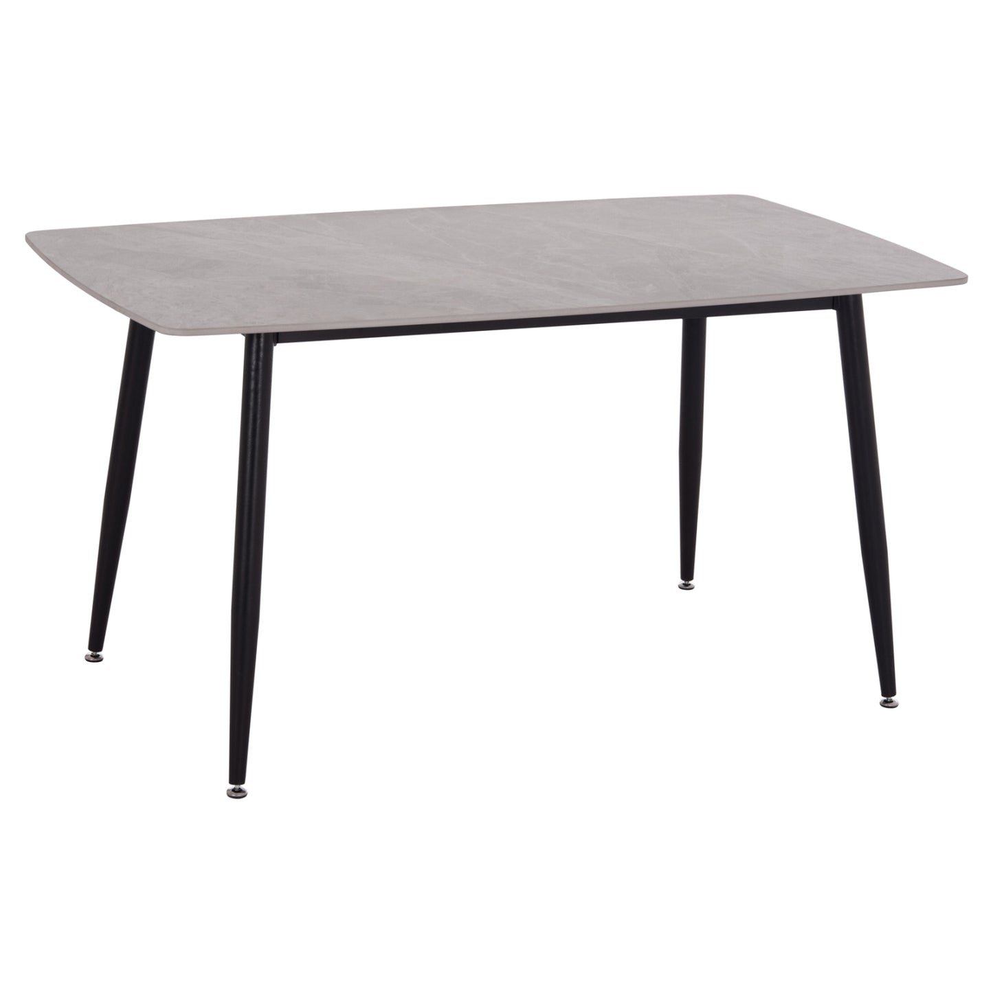 Dining Table Raven Hm18149.13 Ceramic Top In Grey Marble Look  140x80x74hcm.