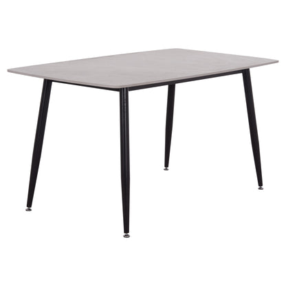 Dining Table Raven Hm18149.13 Ceramic Top In Grey Marble Look  140x80x74hcm.