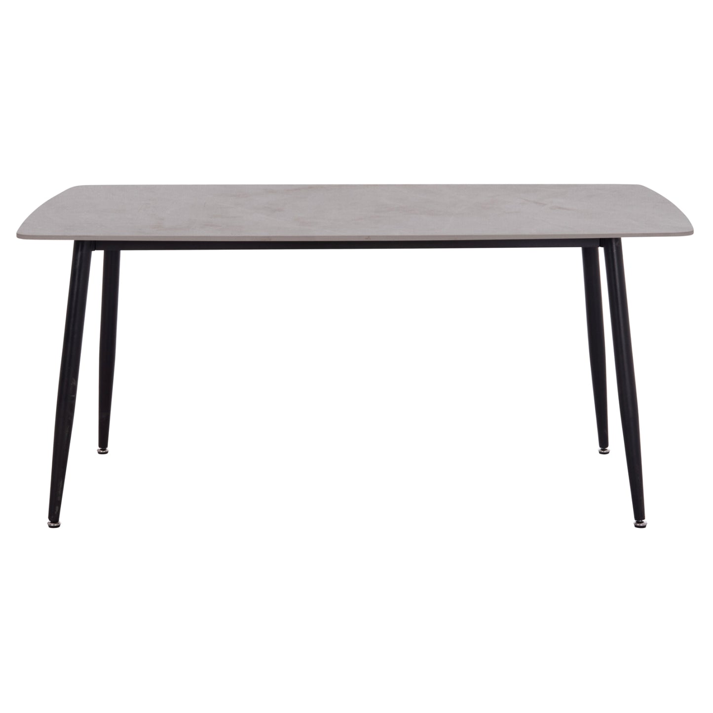 Dining Table Raven Hm18150.13 Ceramic Top In Grey Marble Look 160x80x74hcm.