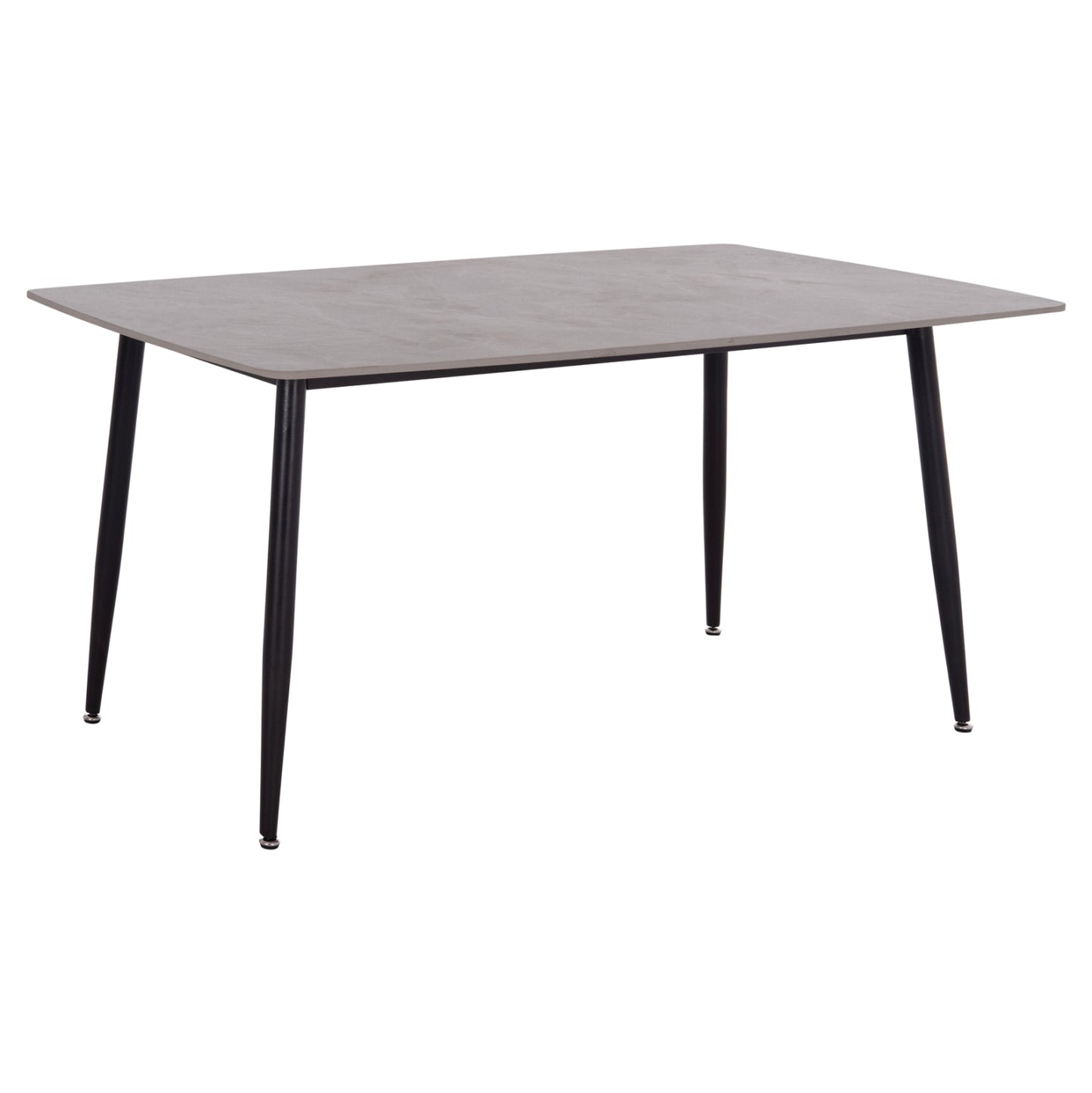 Dining Table Raven Hm18150.13 Ceramic Top In Grey Marble Look 160x80x74hcm.