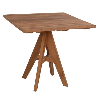 Outdoor Dining Table Leo Hm9622.11 Square Teak Wood 80x80x75hcm.
