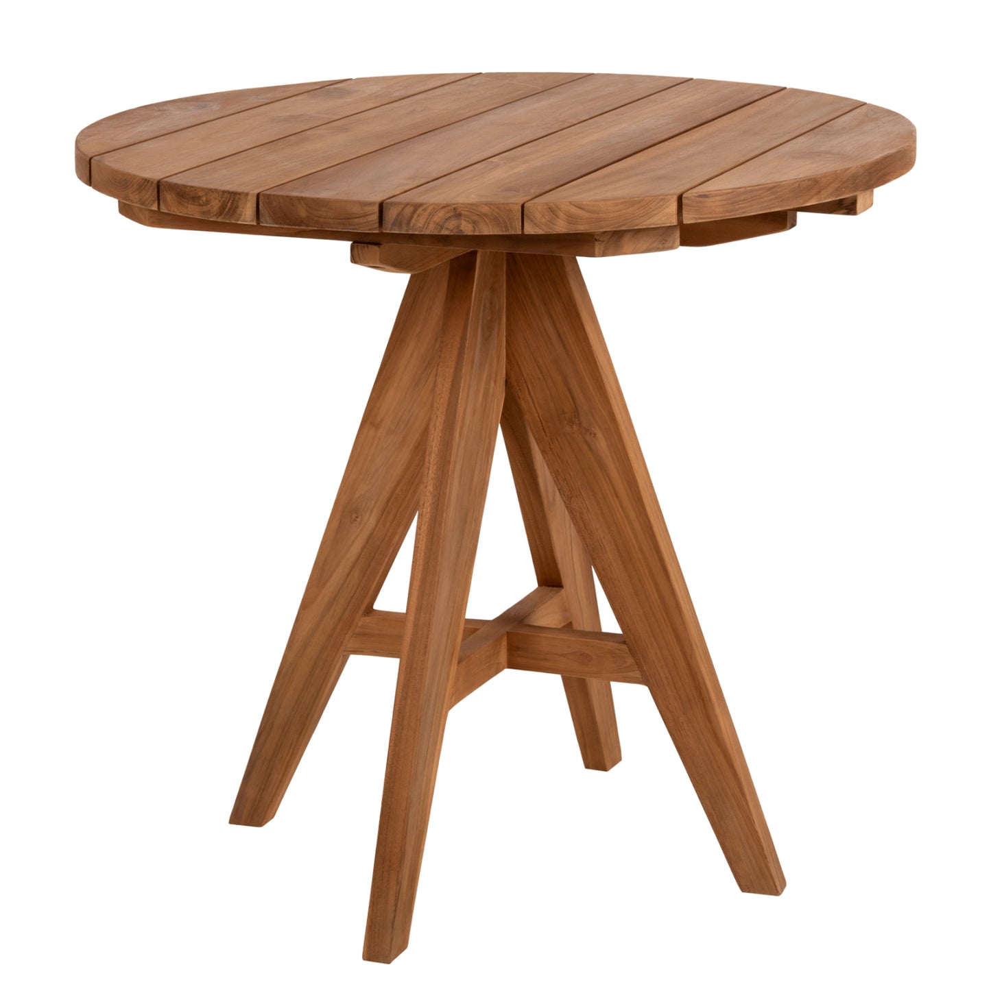Outdoor Round Table Leo Hm9623 Teak Wood 80x80x75hcm.