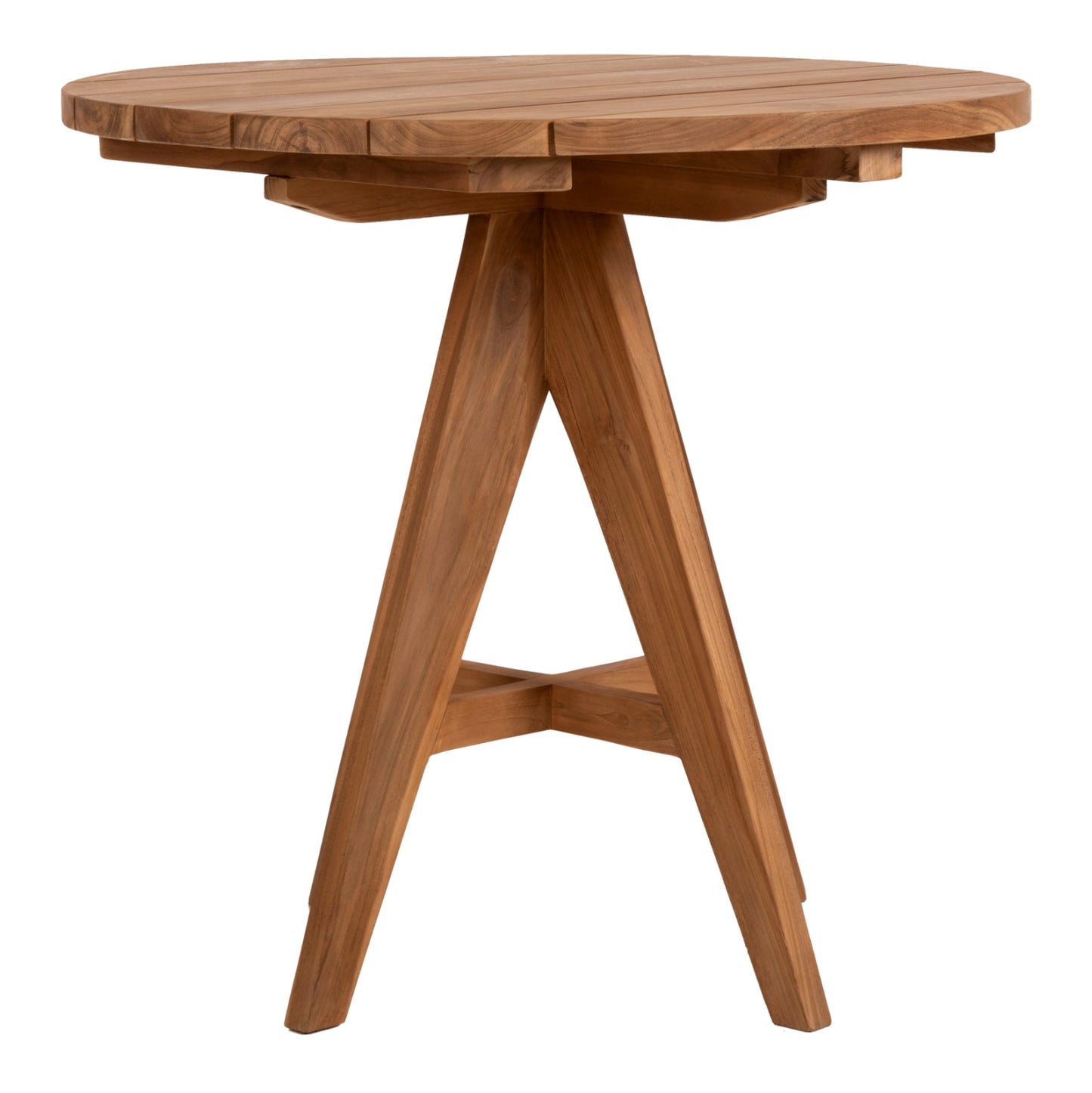 Outdoor Round Table Leo Hm9623.11 Teak Wood 80x80x75hcm.