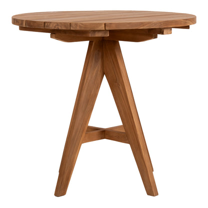 Outdoor Round Table Leo Hm9623.11 Teak Wood 80x80x75hcm.