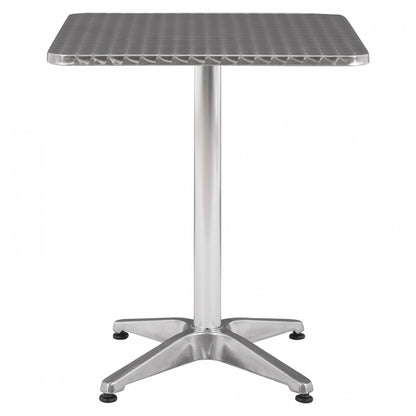 Rectangular Table Frodo Aluminum 60x60x72Η Cm  4legs Hm5016