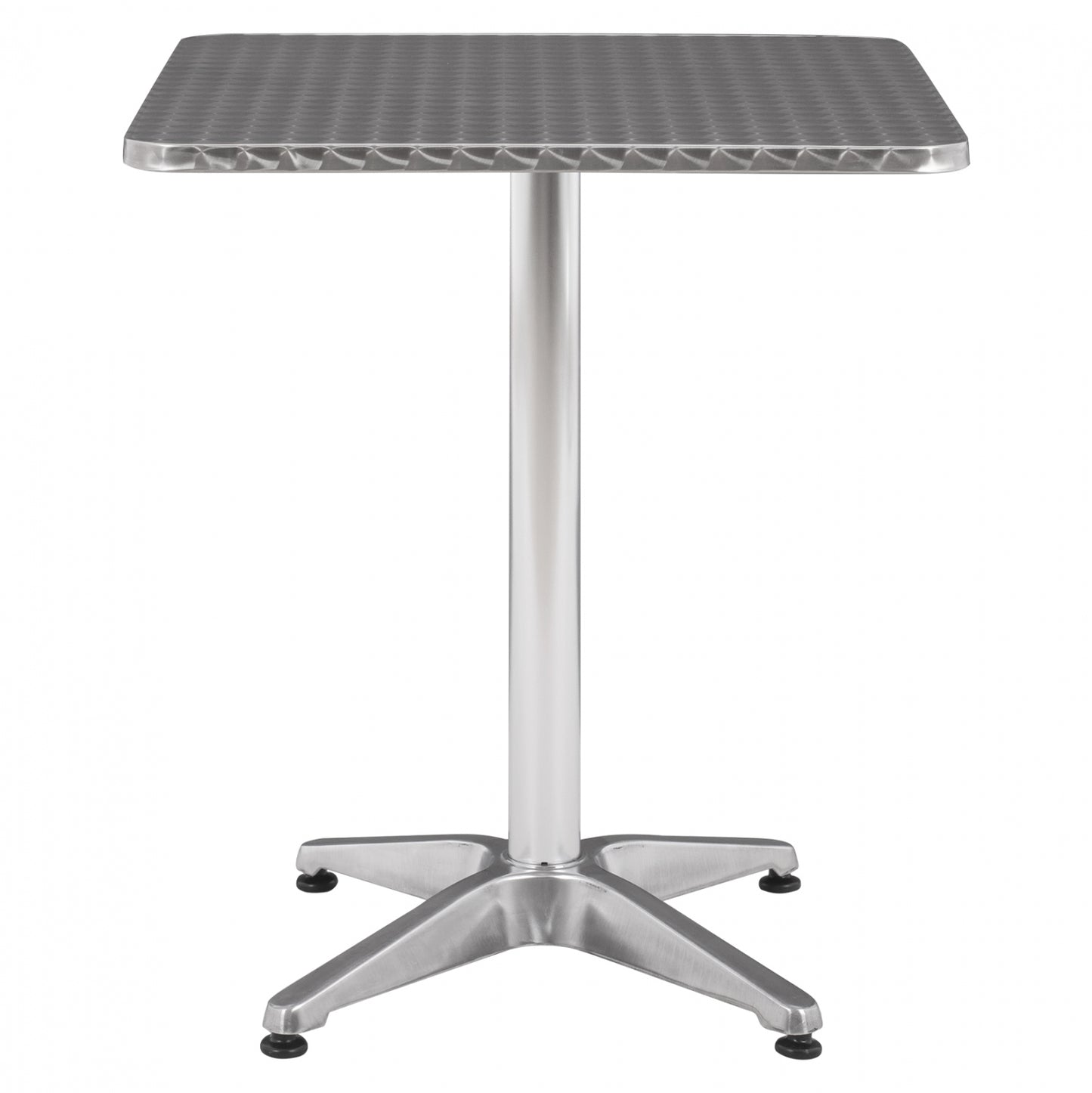 Rectangular Table Frodo Aluminum 60x60x72Η Cm  4legs Hm5016