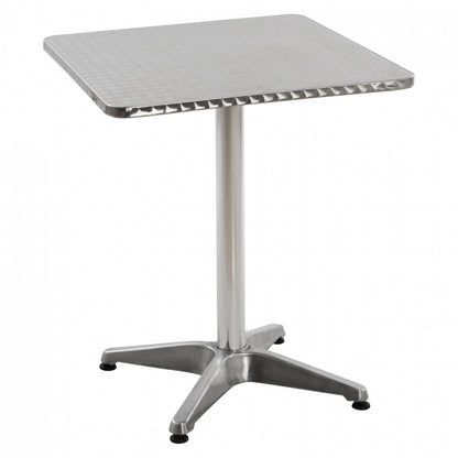 Rectangular Table Frodo Aluminum 60x60x72Η Cm  4legs Hm5016
