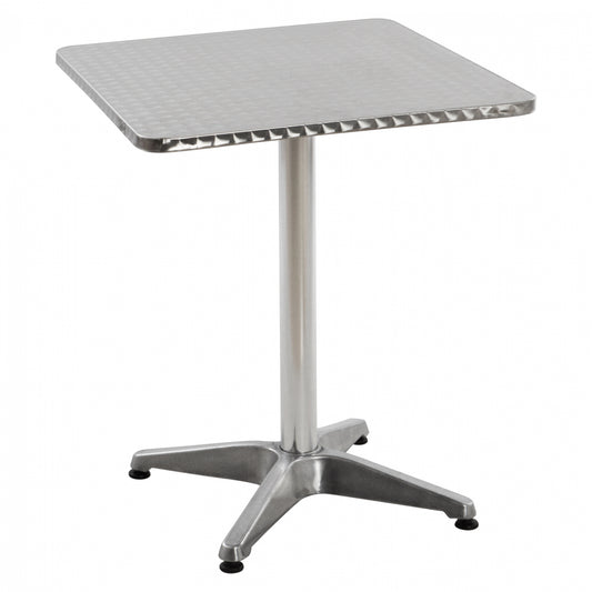 Rectangular Table Frodo Aluminum 60x60x72Η Cm  4legs Hm5016