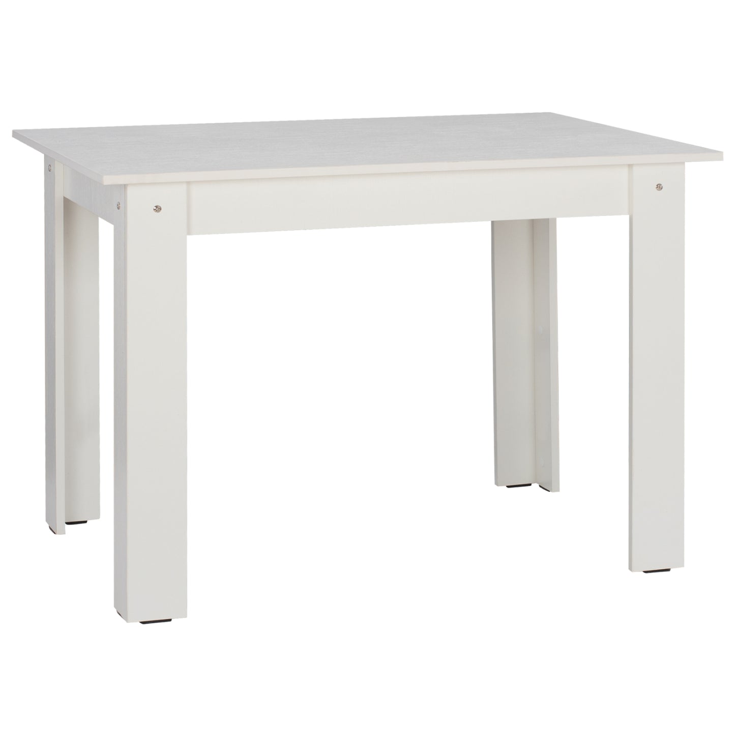 Hm2429.03 Kitchen Table Kelvin, White, Melamine, 140x80x77