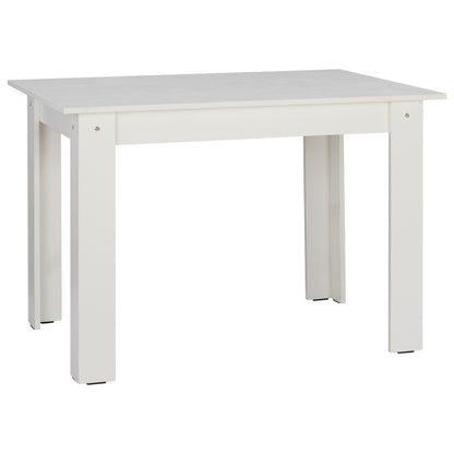 Hm2429.03 Kitchen Table Kelvin, White, Melamine, 140x80x77