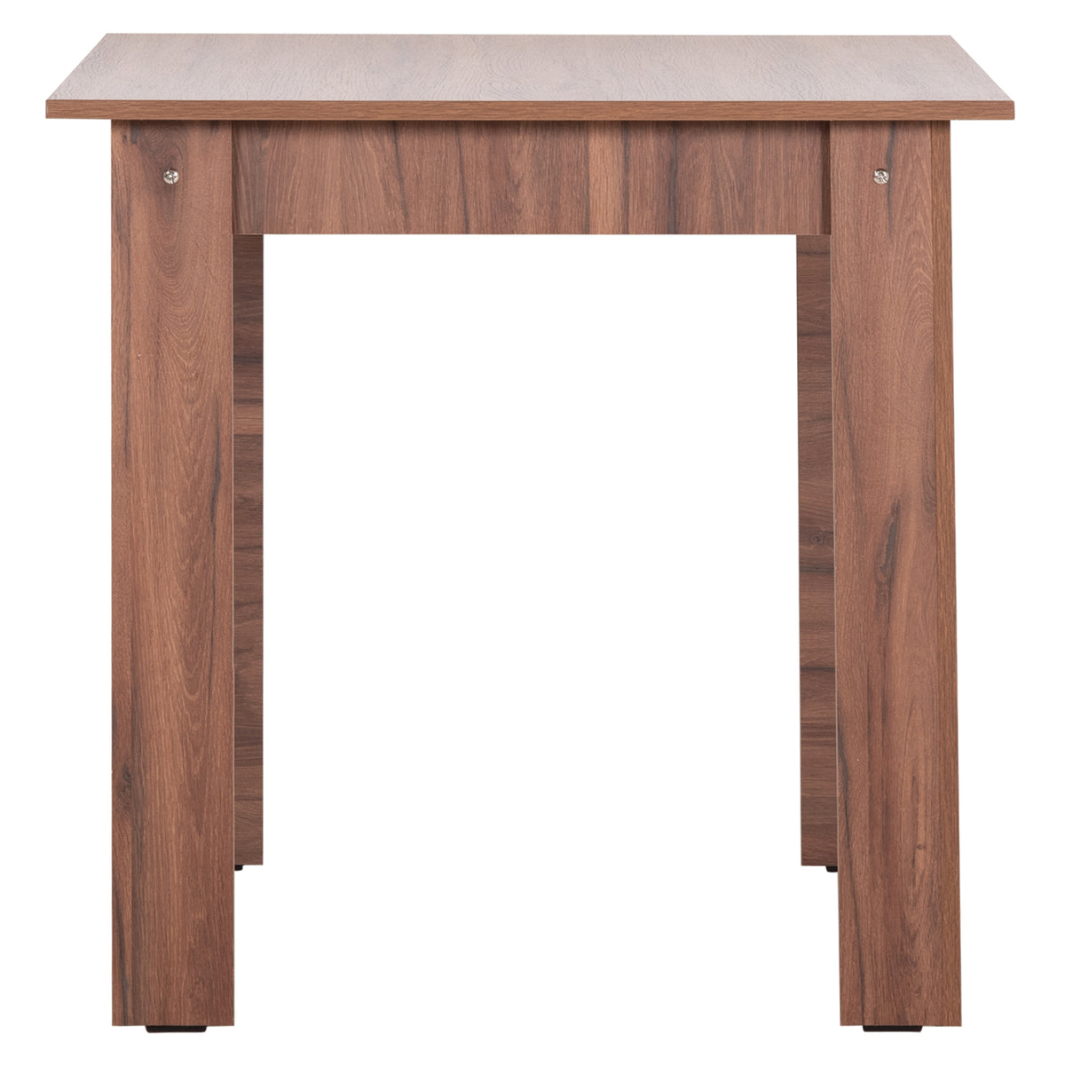 Dining Table Kelvin Hm2427.14 Melamine In Walnut 80x80x77hcm.