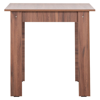 Dining Table Kelvin Hm2427.14 Melamine In Walnut 80x80x77hcm.