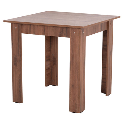 Dining Table Kelvin Hm2427.14 Melamine In Walnut 80x80x77hcm.