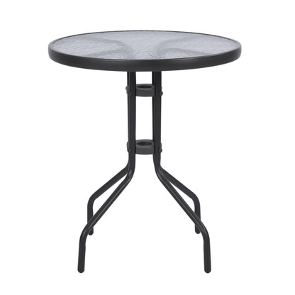 Table Metallic Lima Grey '60x68cm Hm5079.01